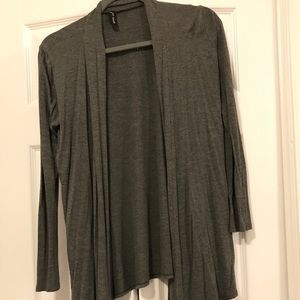 JM Fleurette gray cardigan